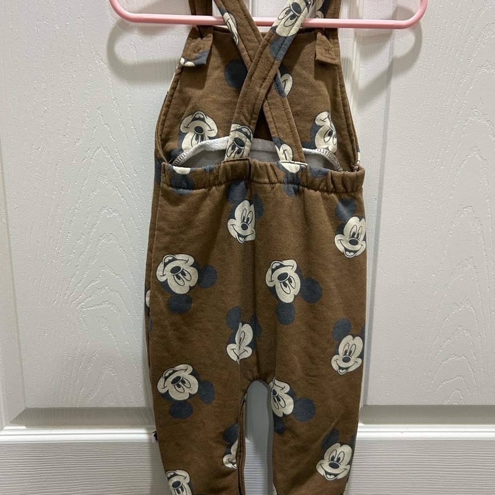 Disney Baby Overall Mickey Mouse Brown 18 months - Picture 2 of 8